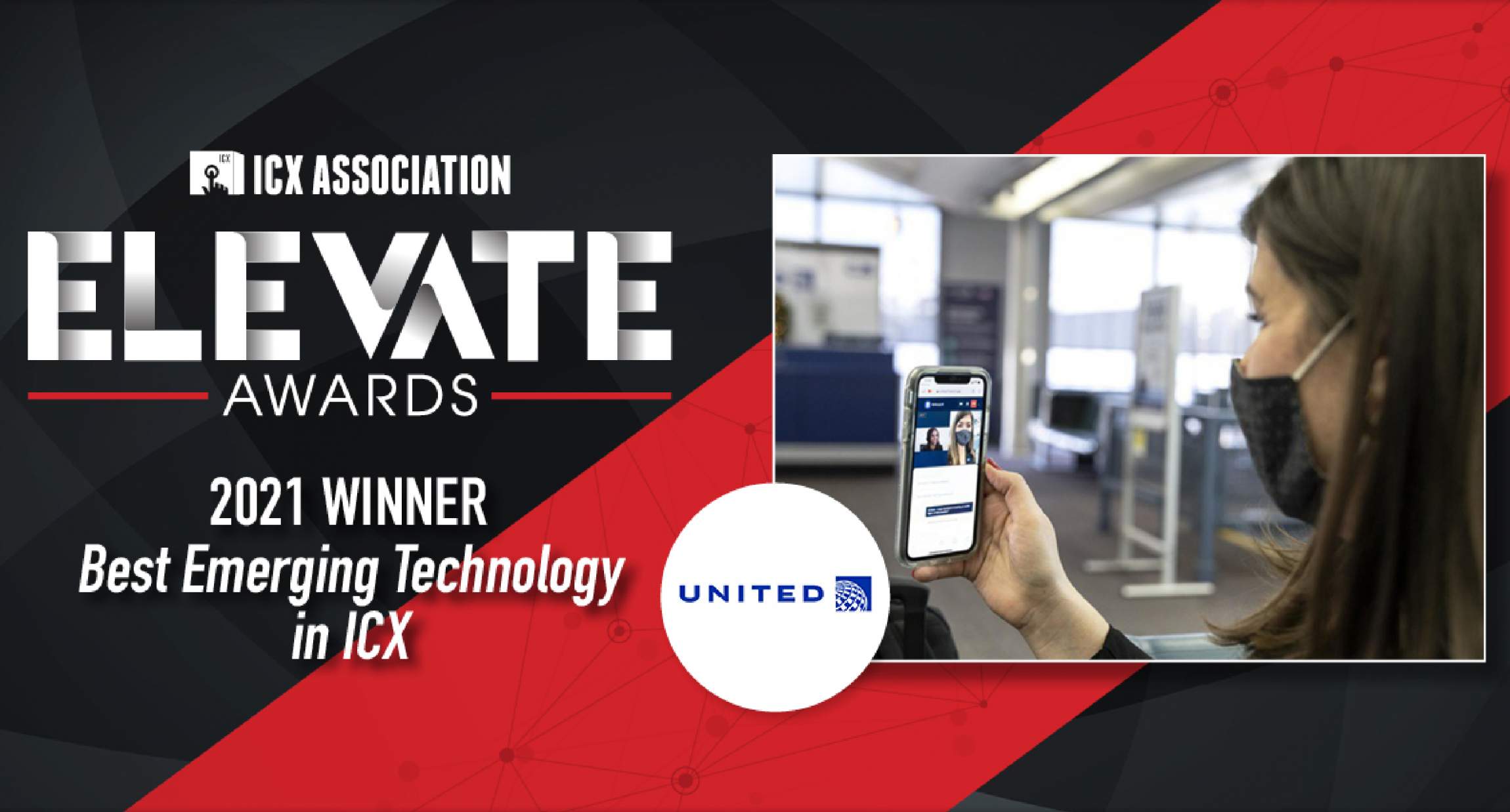 United Airlines wins best emerging tech award from ICX Association's Elevate Awards